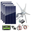 AUECOOR 800W 12V 24V Solar Panel Wind Turbine Kit